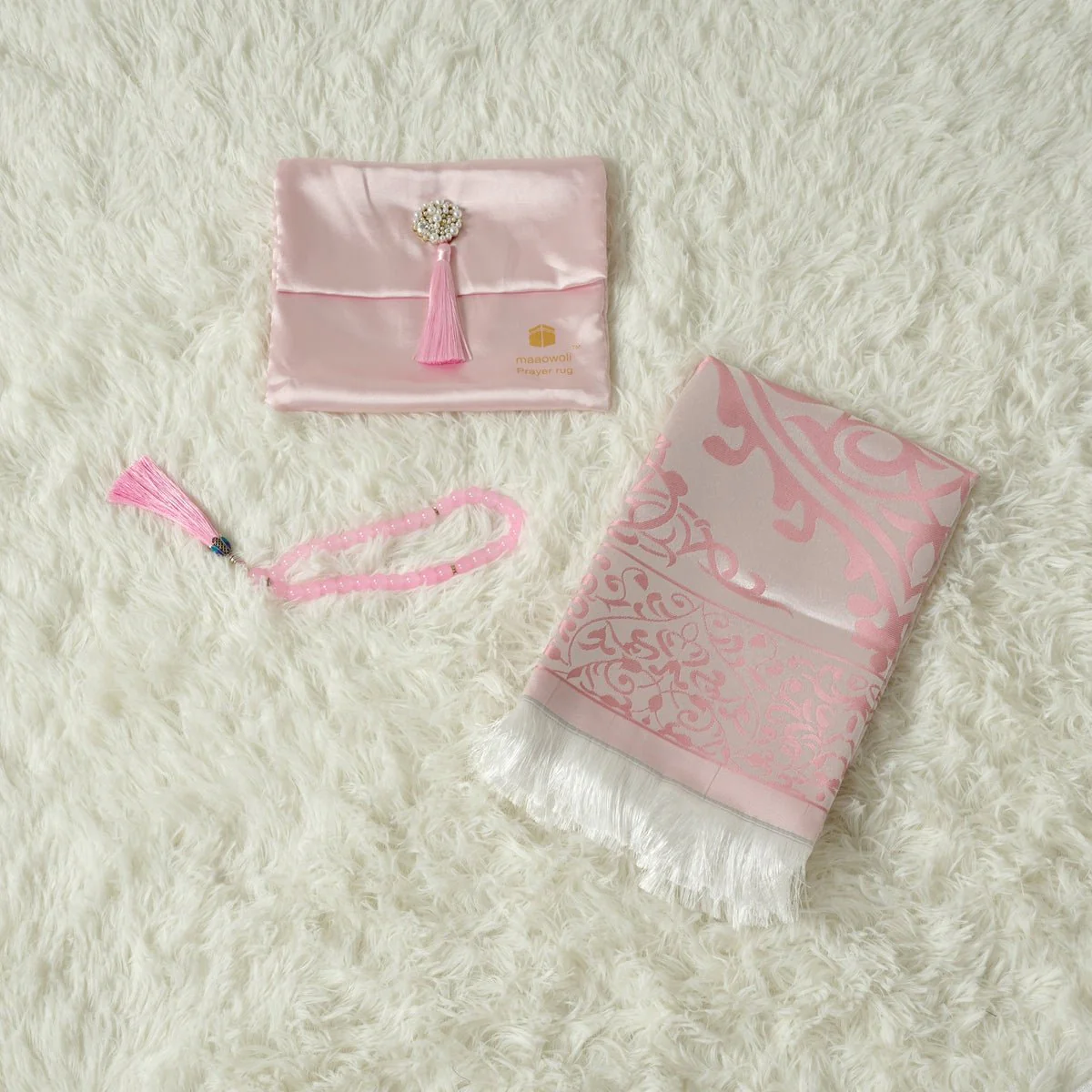 New Luxury Prayer Mat and Tasbeeh Set (MR056) - Image 21