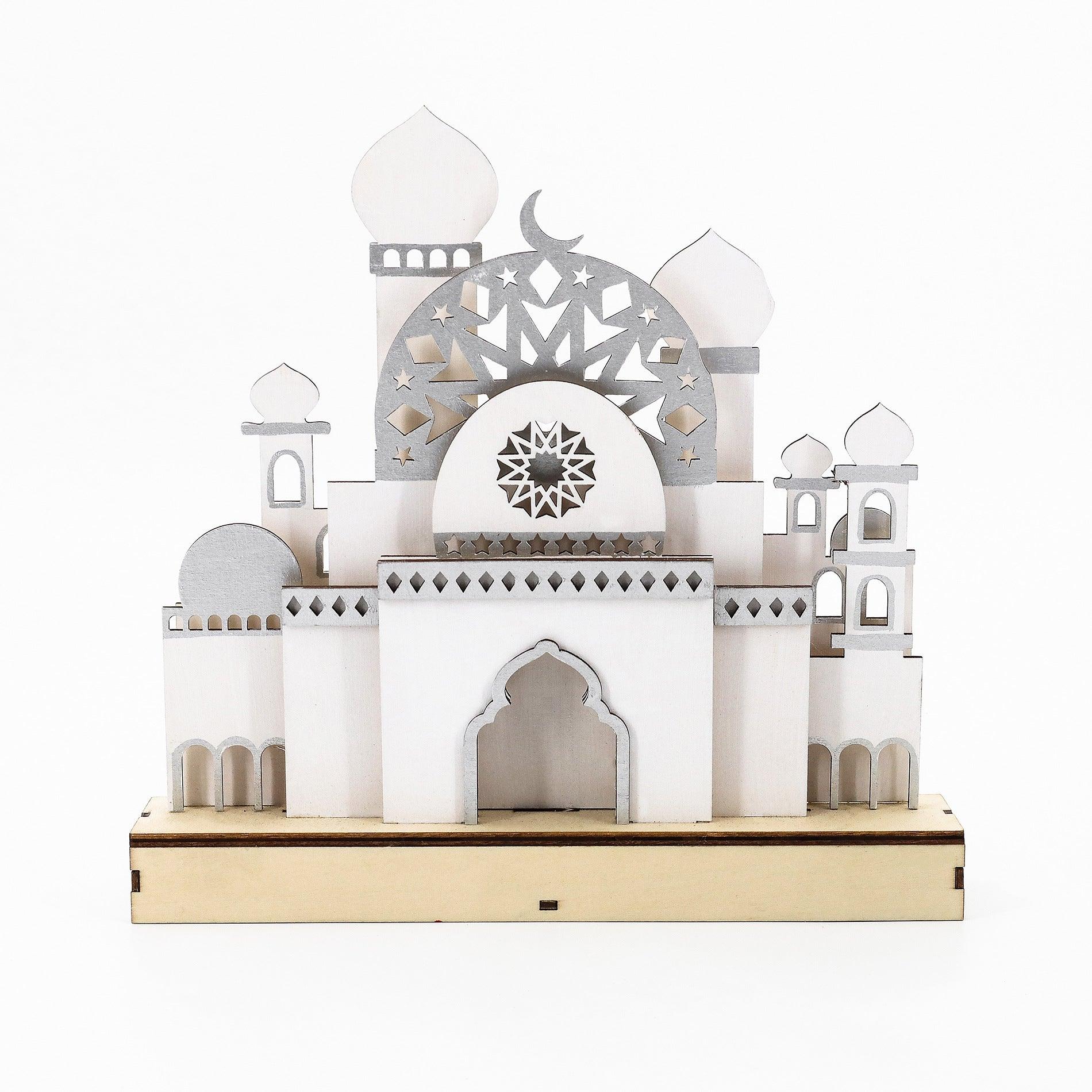 MR059 Wooden LED MASJID Shape Atmosphere Light - Image 7