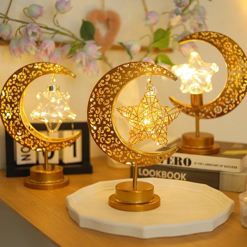 MR060 LED Wrought Iron Moon Lamp - Image 2