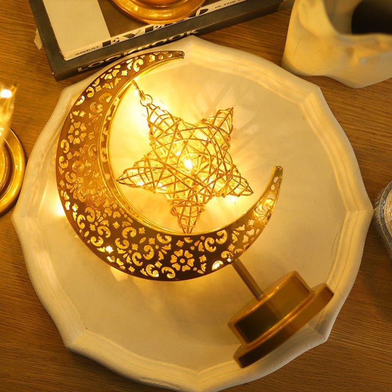 MR060 LED Wrought Iron Moon Lamp - Image 4