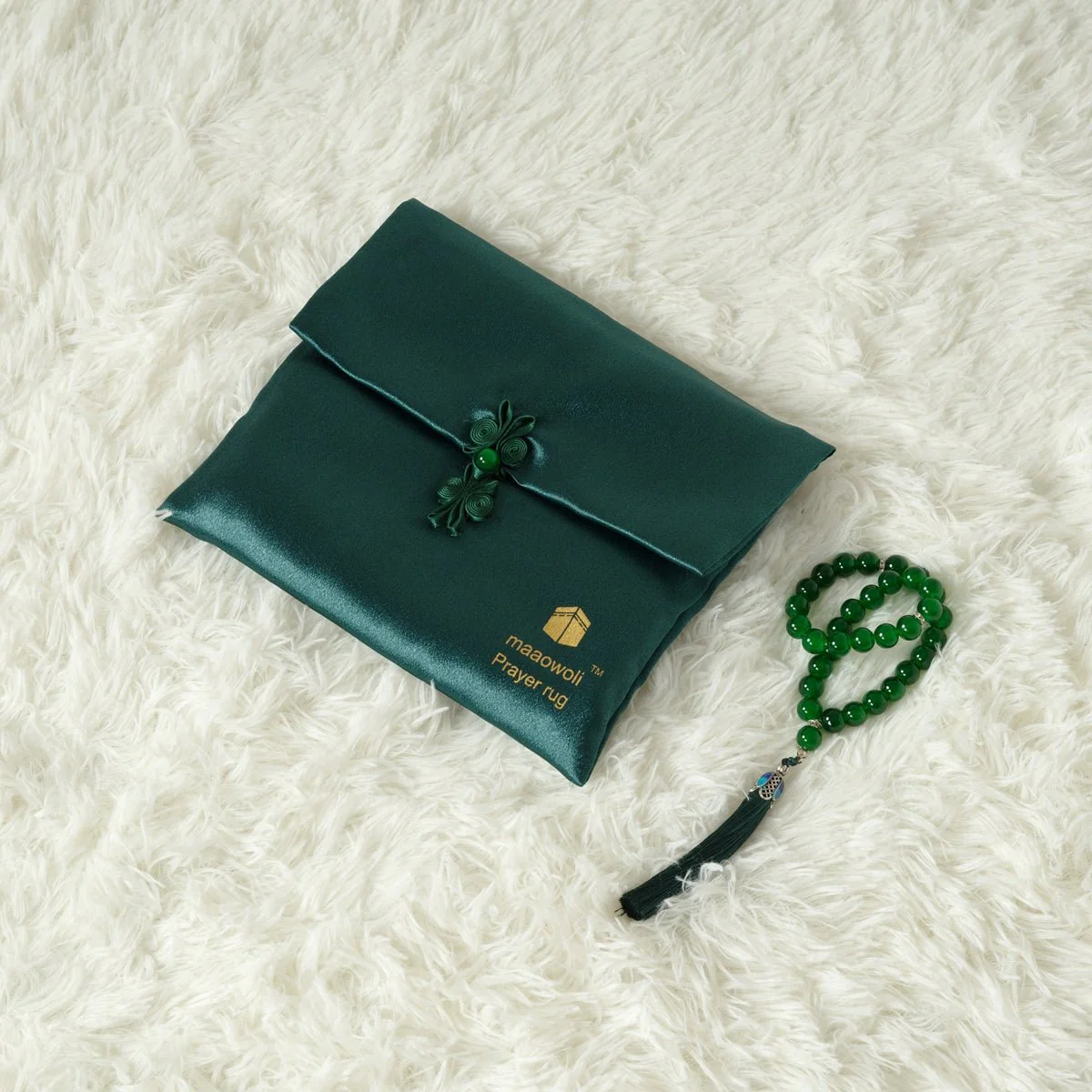 MR065 Eco-Friendly New Luxury Prayer Mat and Tasbeeh Set - Image 12