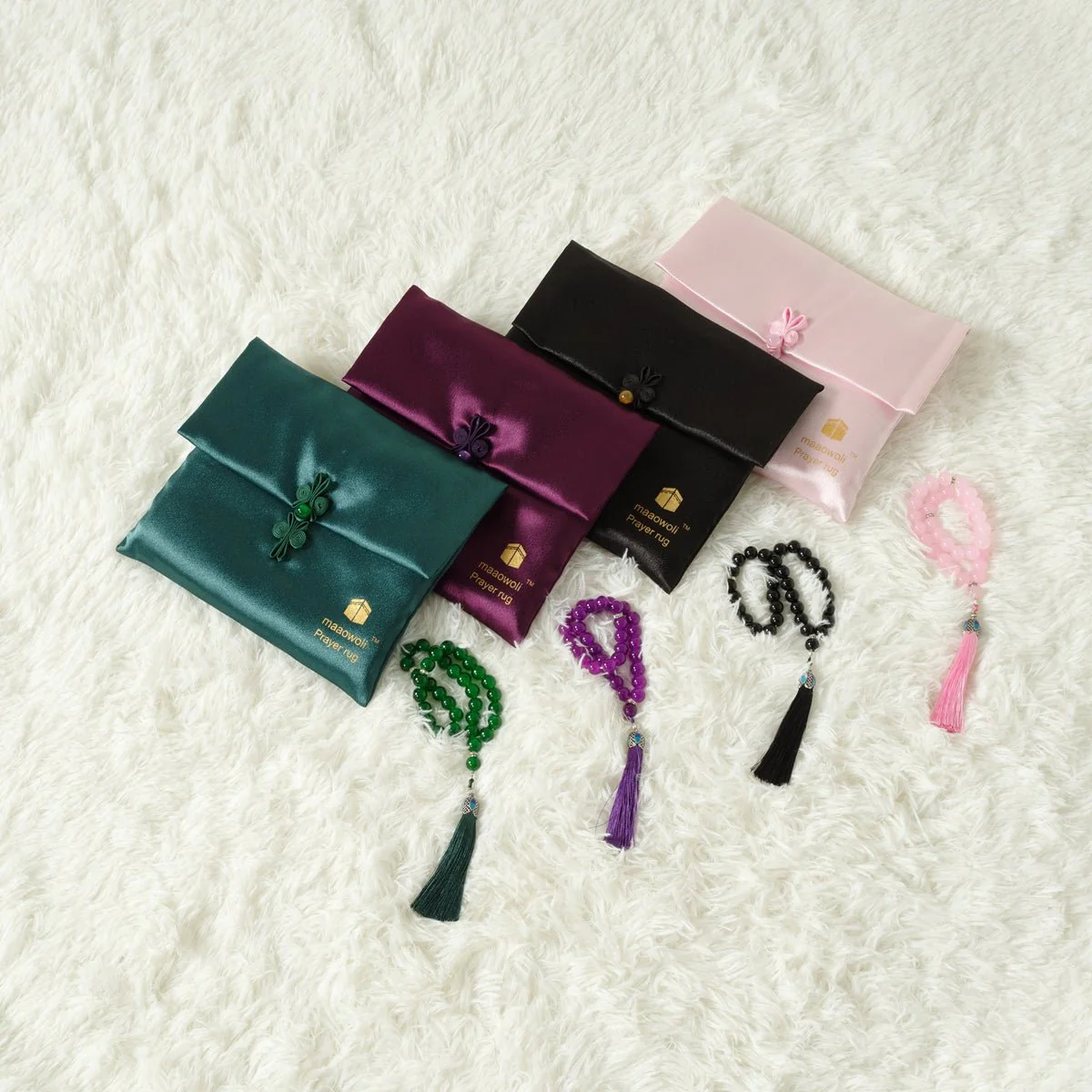 MR065 Eco-Friendly New Luxury Prayer Mat and Tasbeeh Set - Image 5