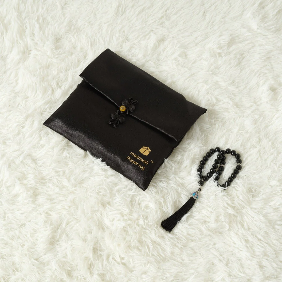 MR065 Eco-Friendly New Luxury Prayer Mat and Tasbeeh Set - Image 7