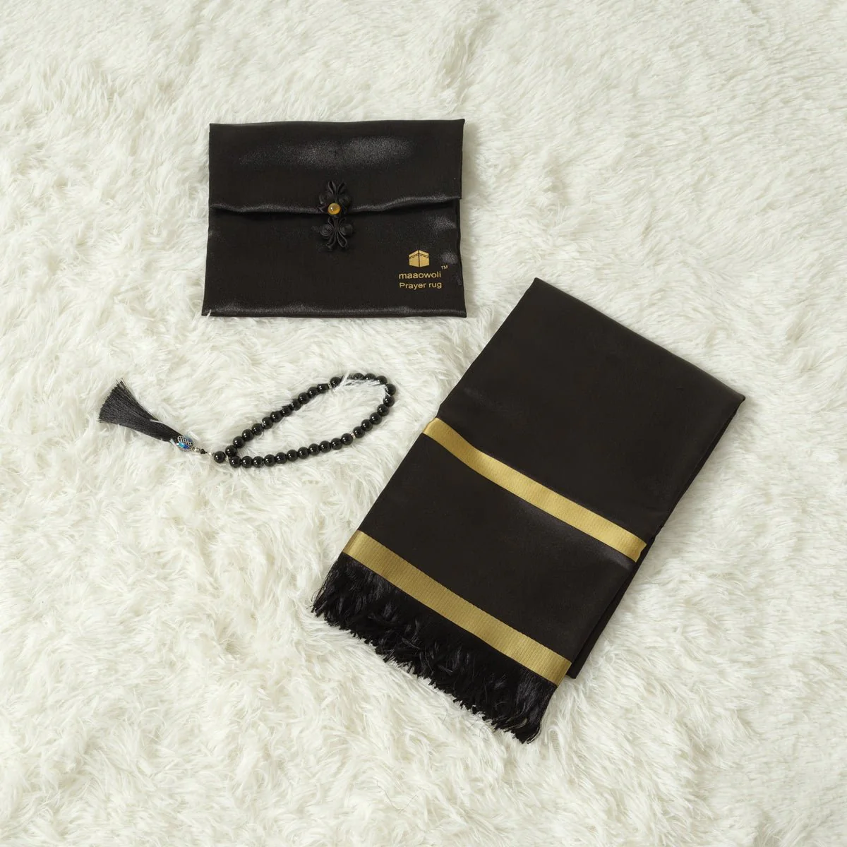 MR065 Eco-Friendly New Luxury Prayer Mat and Tasbeeh Set - Image 8