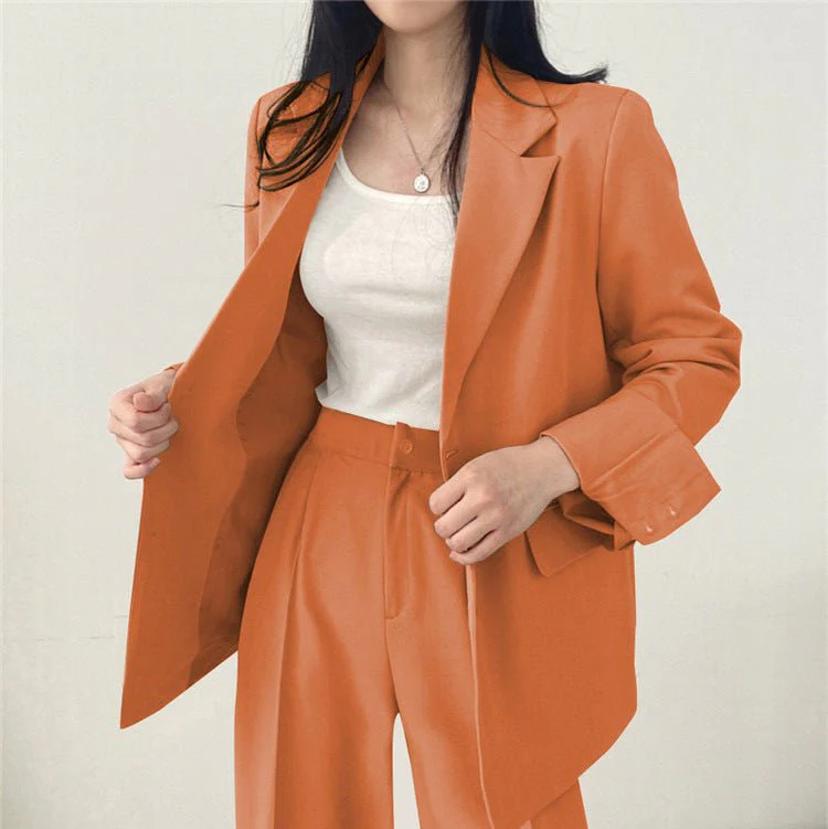 MS040 Temperament Slim Professional Two-Piece Suit - Image 12