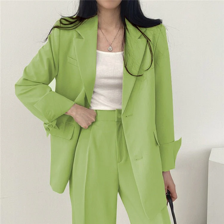 MS040 Temperament Slim Professional Two-Piece Suit - Image 7