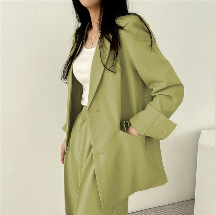 MS040 Temperament Slim Professional Two-Piece Suit - Image 9