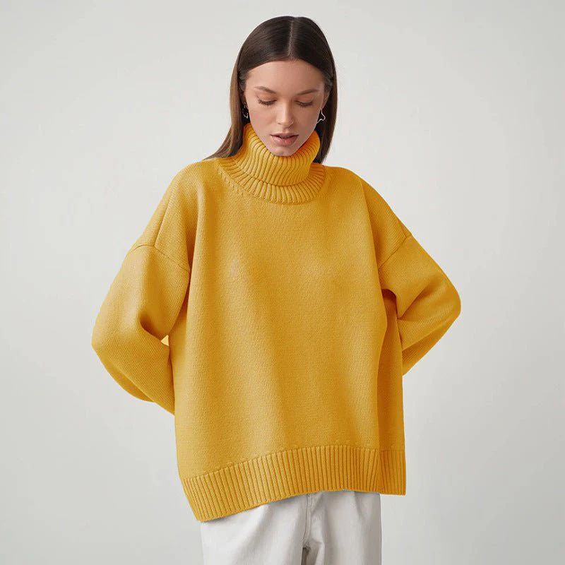 Classic Versatile Turtleneck Pullover Sweater (MS055) - Image 10