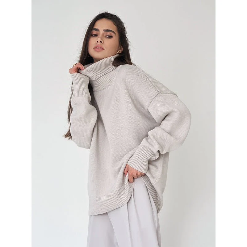 Classic Versatile Turtleneck Pullover Sweater (MS055) - Image 6