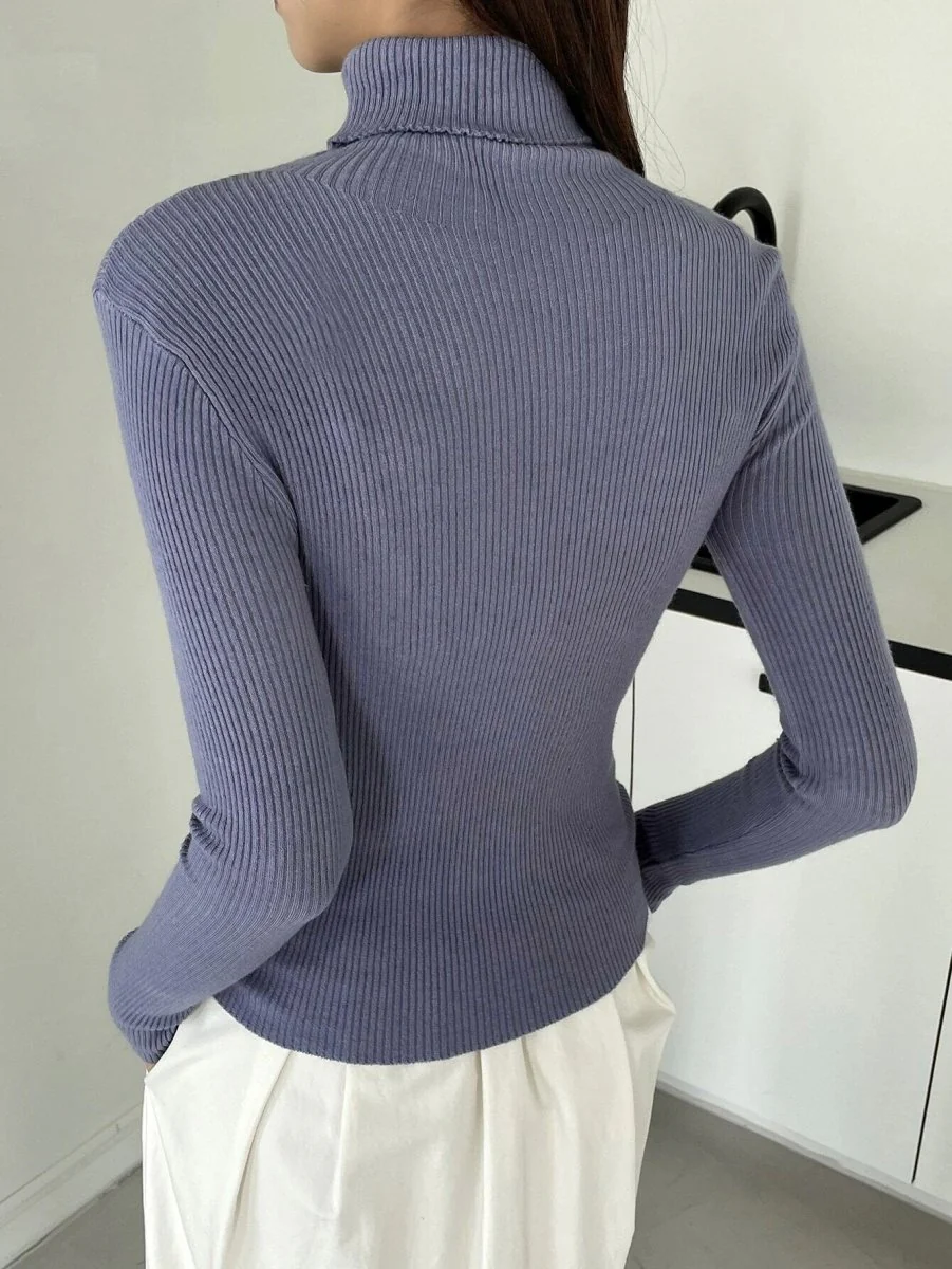 High Neck Pullover Sweater (MS064) - Image 10