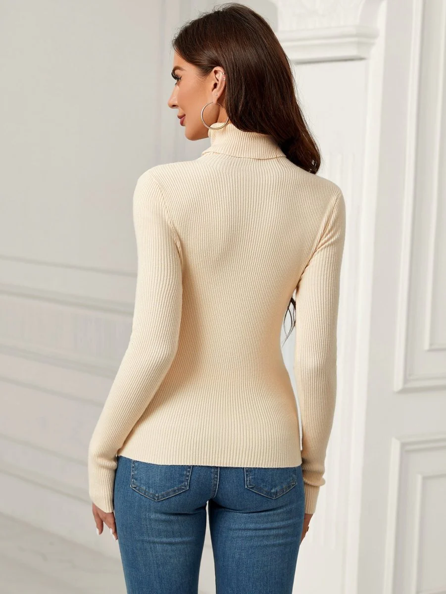 High Neck Pullover Sweater (MS064) - Image 11