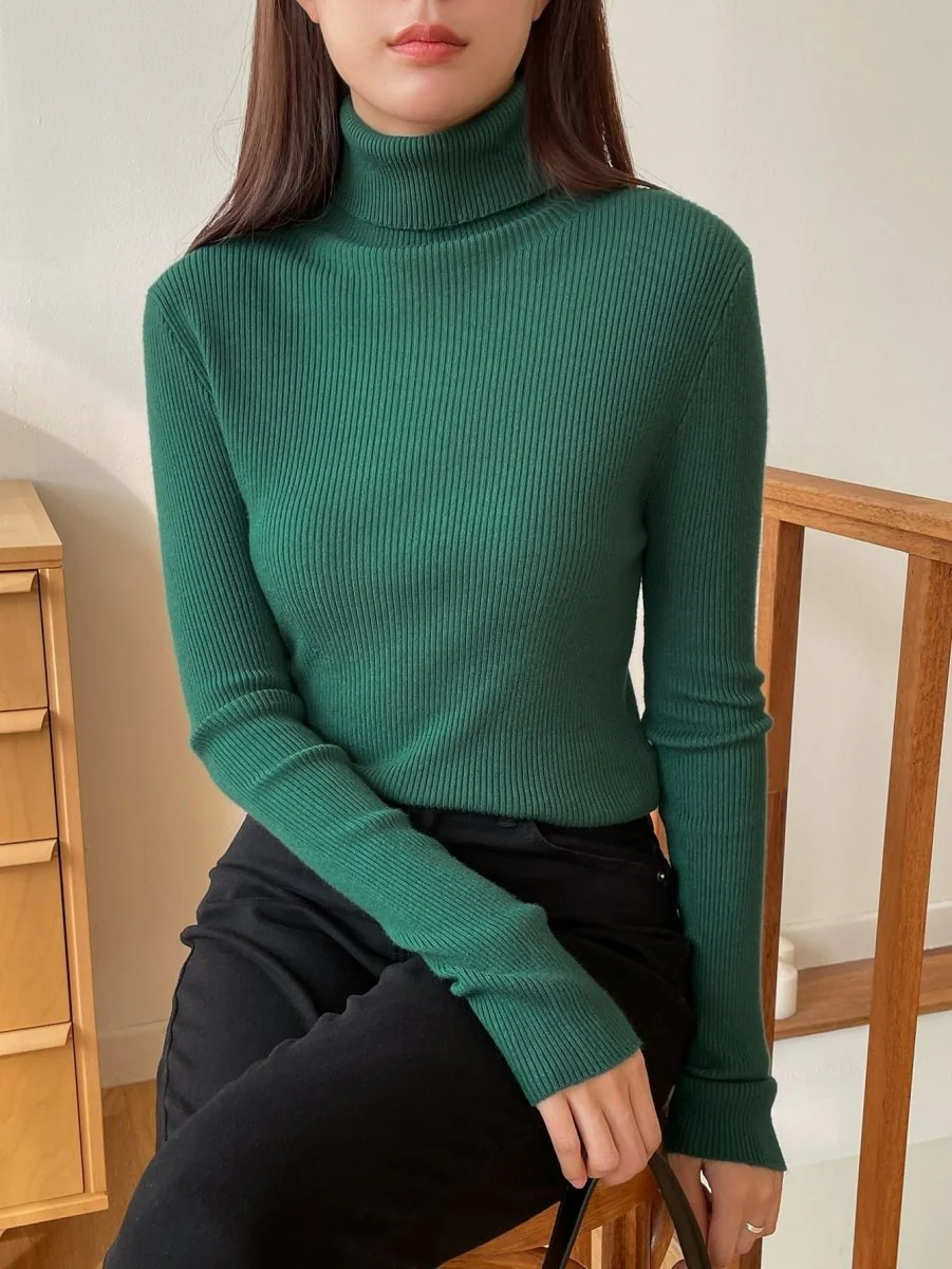 High Neck Pullover Sweater (MS064) - Image 14