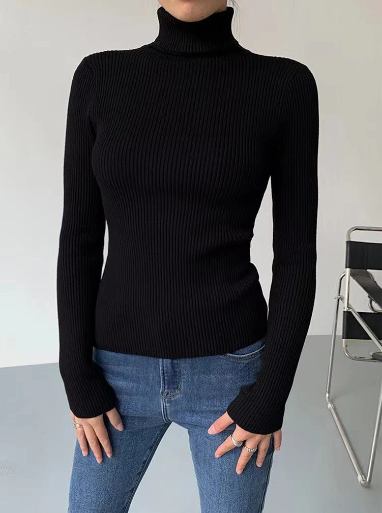 High Neck Pullover Sweater (MS064) - Image 7