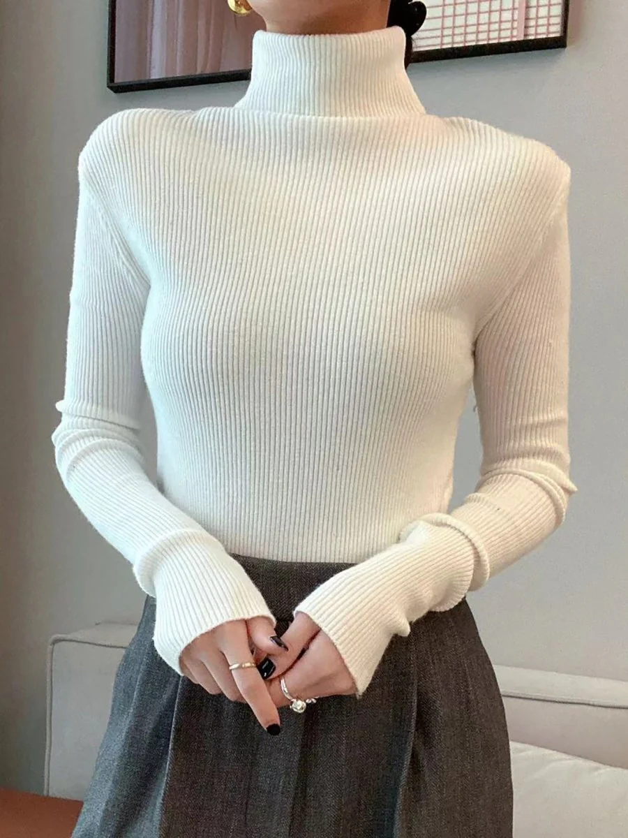 High Neck Pullover Sweater (MS064) - Image 8