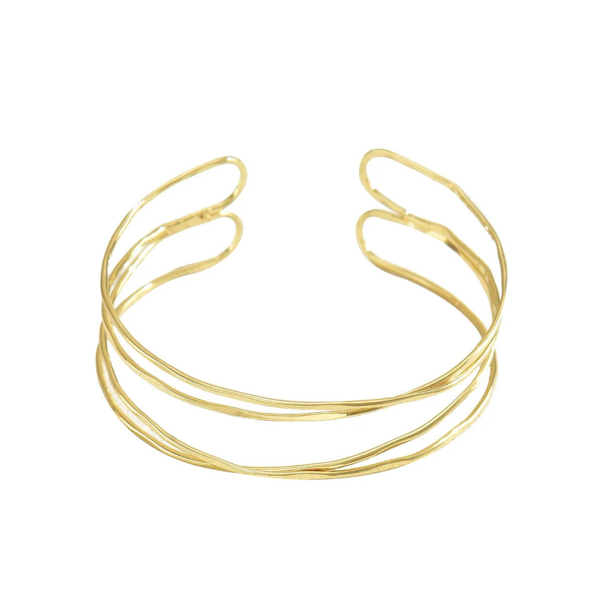 Multi-Layer Geometric Arm Cuff Bracelet (MAC410) - Image 5
