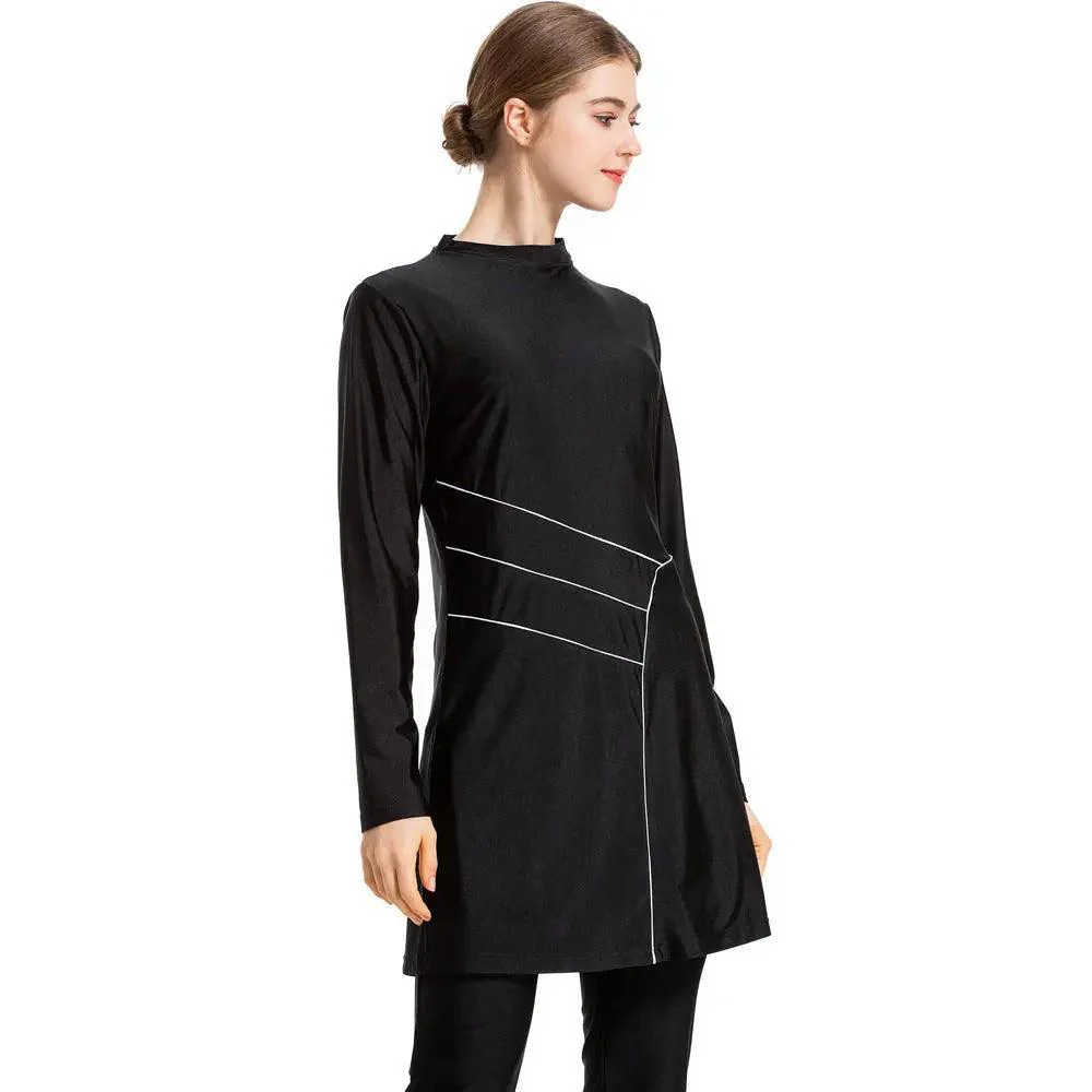 Muslim Women Swimsuit, 3 Pcs Burkini Modest Swimsuit (MB006) - Image 4