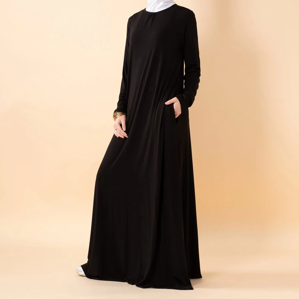 Natural Stretch Premium Lenzing™ Modal A-Line Dress (MA357) - Image 18