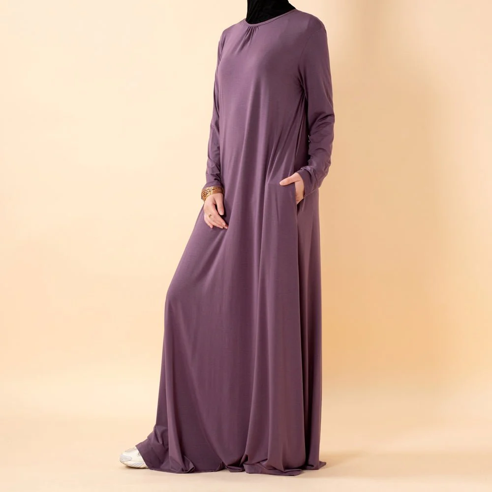 Natural Stretch Premium Lenzing™ Modal A-Line Dress (MA357) - Image 6