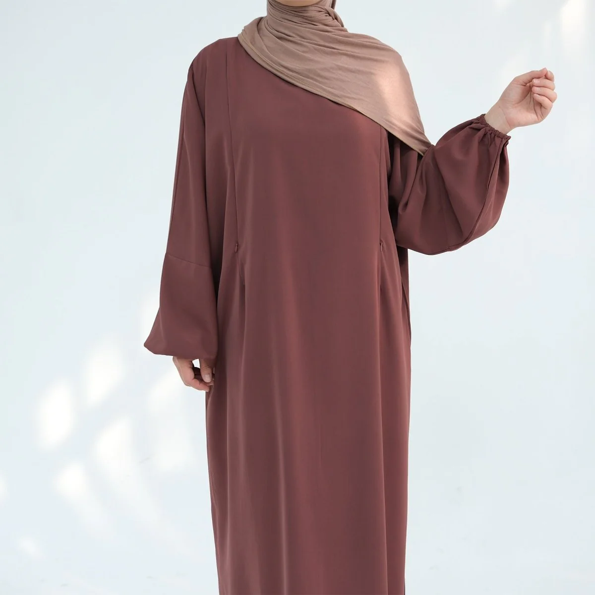 Nida Fabric Nursing Abaya(MA387) - Image 7