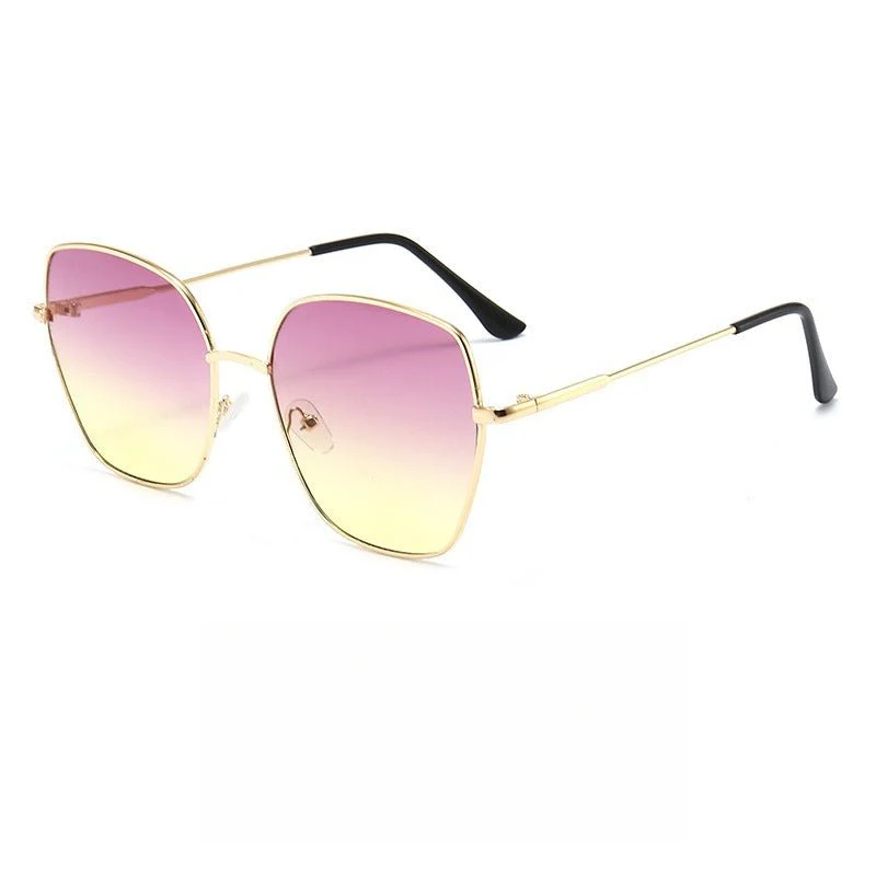 Oversized Gradient Sunglasses for Women – Face-Slimming Fashion Statement (MAC263) - Image 10