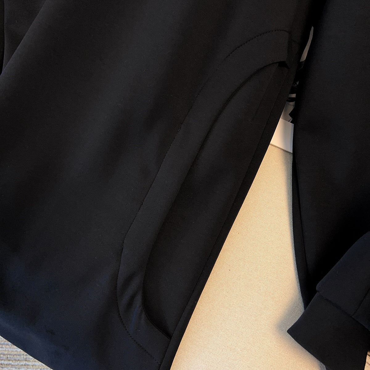 Oversized Half-Zip Hoodie Dress | Plus Size Midi Sweatshirt Dress(MS196) - Image 15
