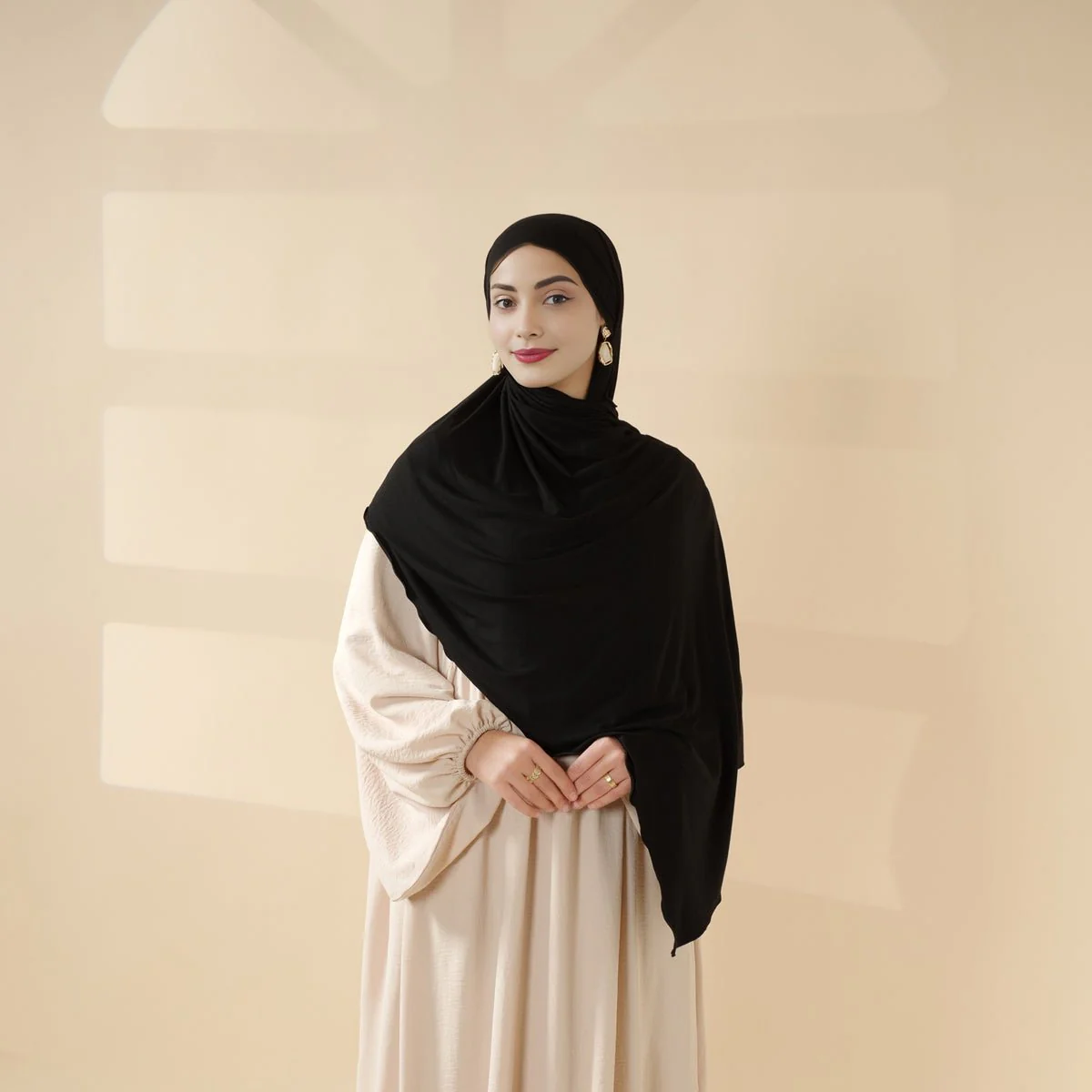 Perfect Hijab for Eid: Premium Modal Jersey Long Scarf – Soft, Breathable & Elegant in 8 Colors Shawl (MH105) - Image 10