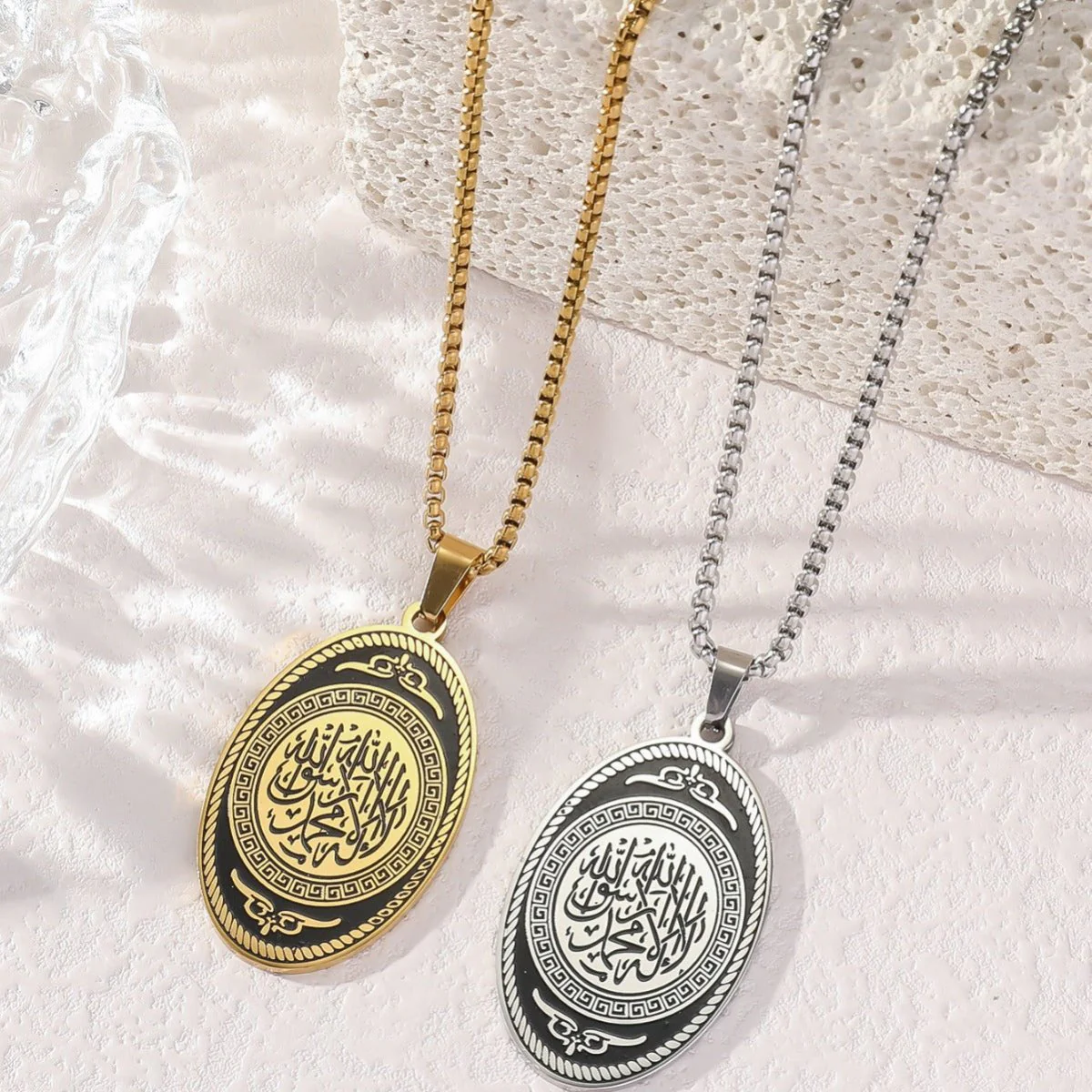 Personalized and versatile retro men's titanium steel necklace(MAC225)(WITH GIFT BOX) - Image 3
