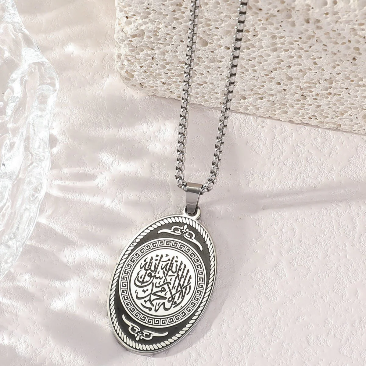 Personalized and versatile retro men's titanium steel necklace(MAC225)(WITH GIFT BOX) - Image 7