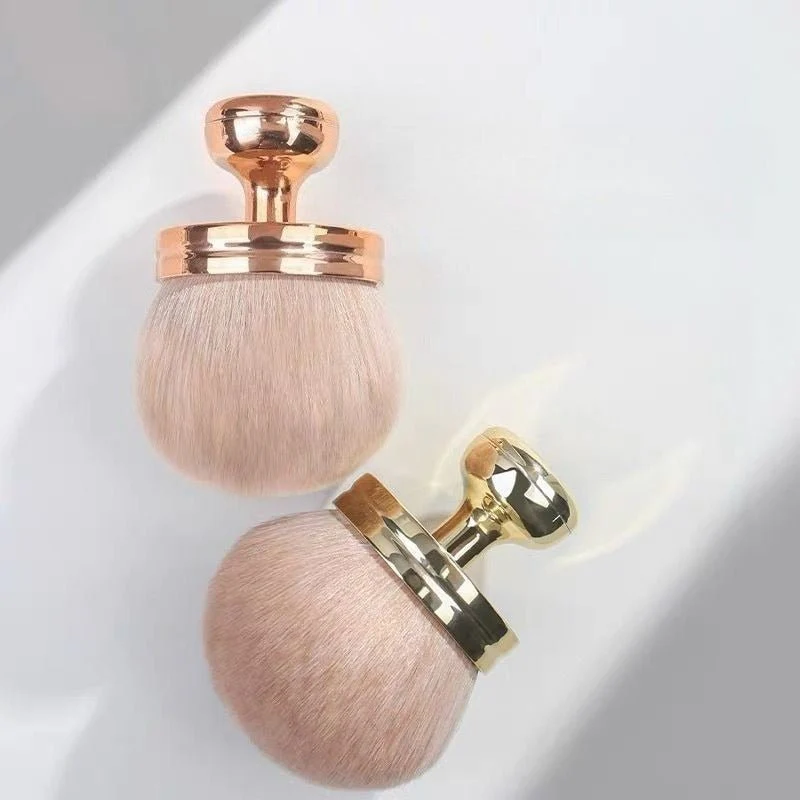 Portable Multi-Use Mushroom Head Powder & Blush Brush (MMU040) - Image 3