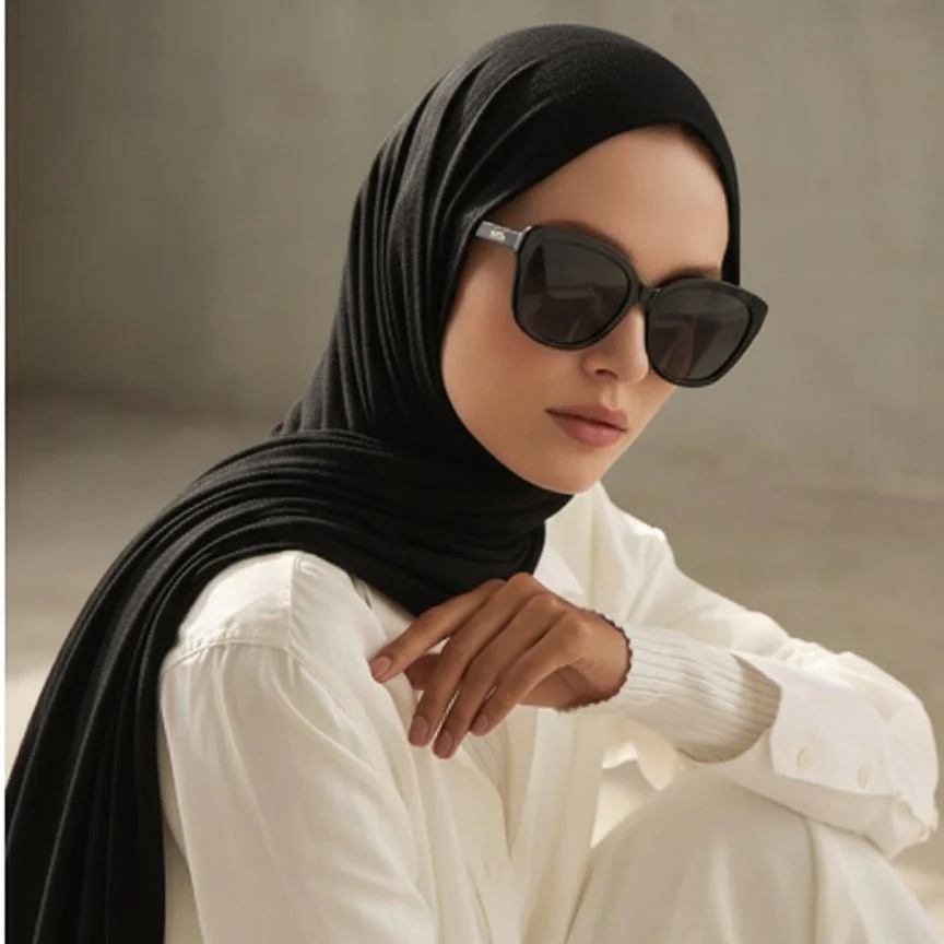 Premium Bamboo Jersey Hijab |  Natural Bamboo Hijab (MH195) - Image 10