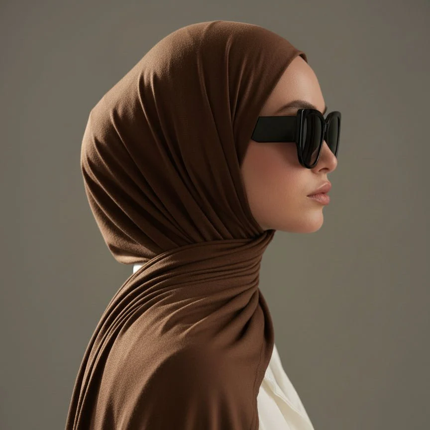 Premium Bamboo Jersey Hijab |  Natural Bamboo Hijab (MH195) - Image 3