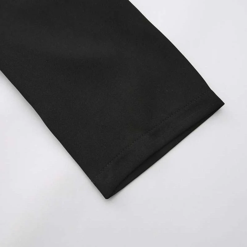 Premium Black Hooded Long Modest Muslim Robe Thobe for Men (MT029) - Image 9