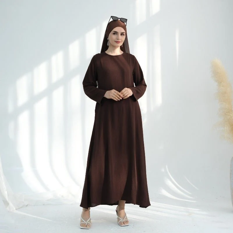 Premium Chiffon 3-Piece Set Abaya(MOA231) - Image 3