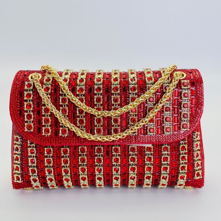 Premium Crystal Rhinestone Evening Clutch Bag (MAC427) - Image 10