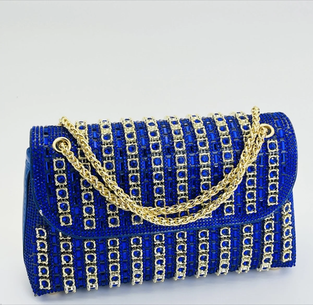 Premium Crystal Rhinestone Evening Clutch Bag (MAC427) - Image 11