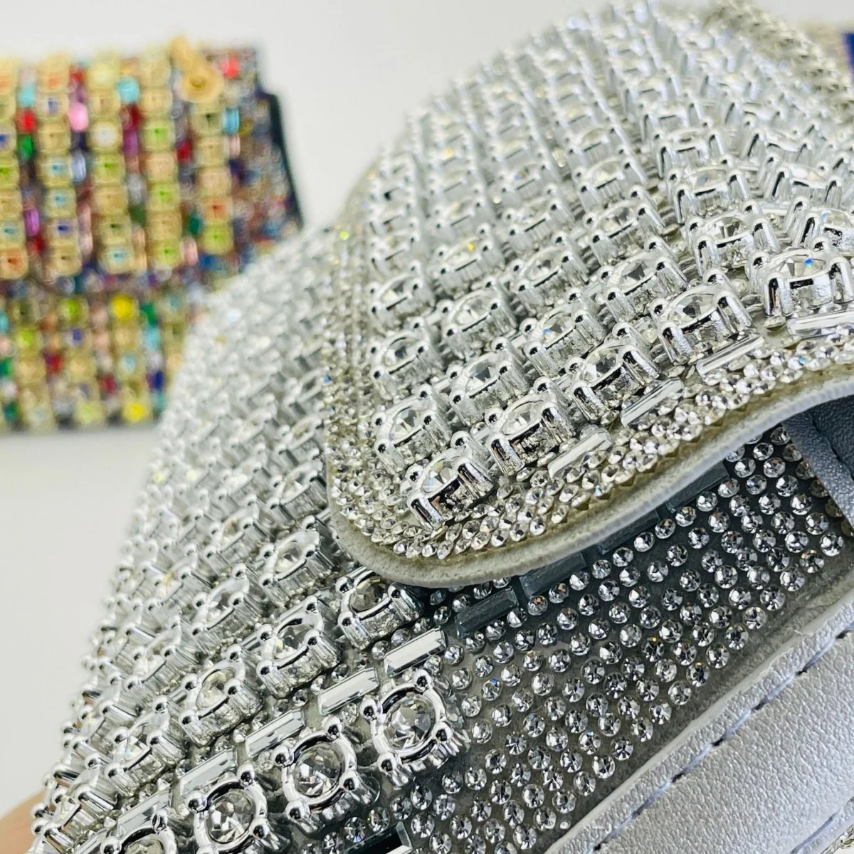 Premium Crystal Rhinestone Evening Clutch Bag (MAC427) - Image 13