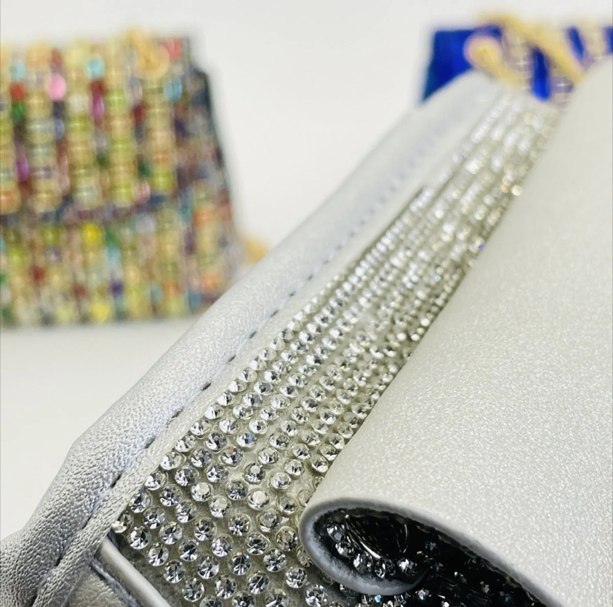 Premium Crystal Rhinestone Evening Clutch Bag (MAC427) - Image 14