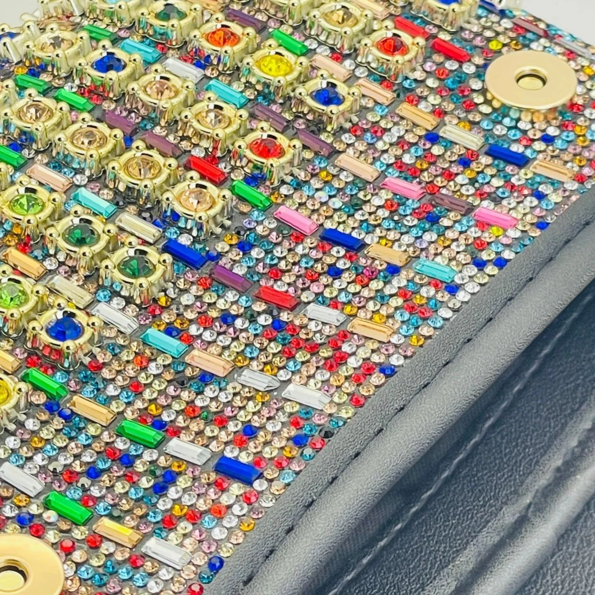 Premium Crystal Rhinestone Evening Clutch Bag (MAC427) - Image 16