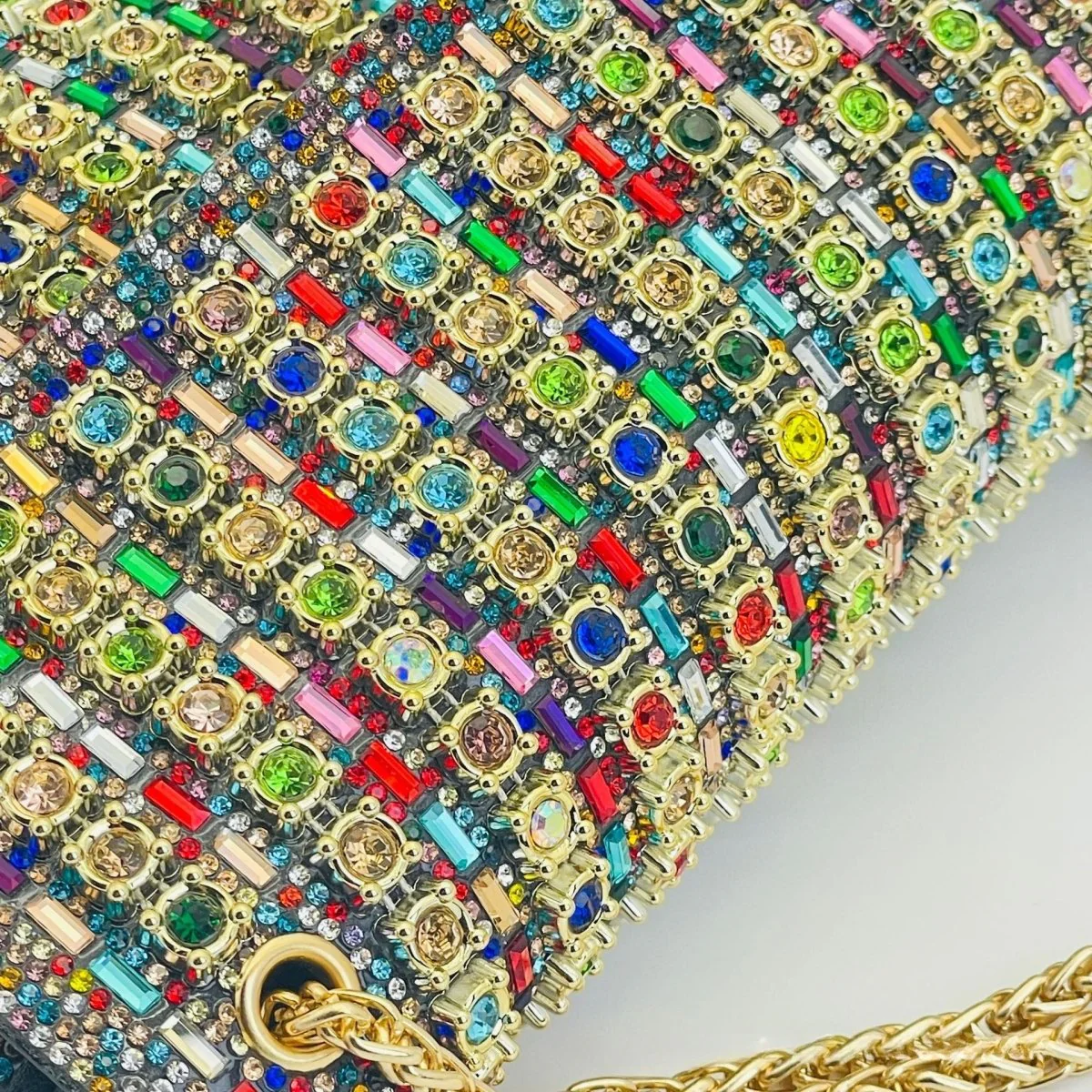 Premium Crystal Rhinestone Evening Clutch Bag (MAC427) - Image 17