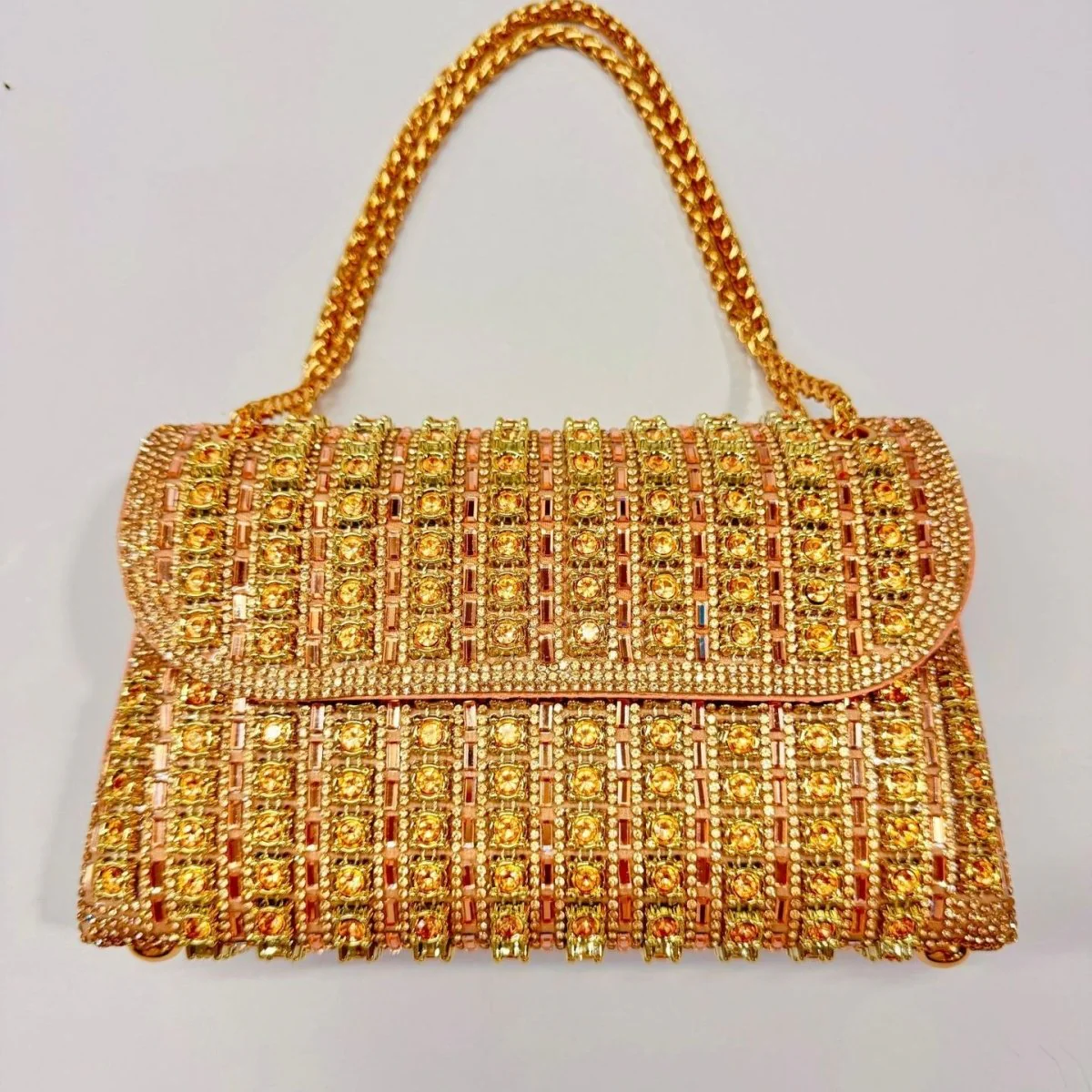 Premium Crystal Rhinestone Evening Clutch Bag (MAC427) - Image 5