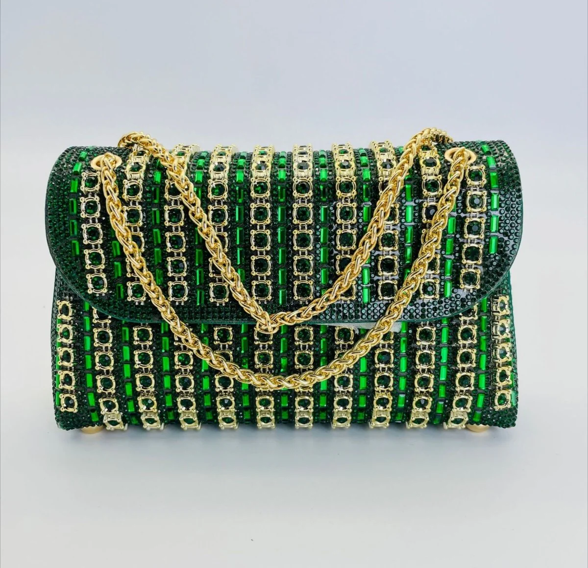 Premium Crystal Rhinestone Evening Clutch Bag (MAC427) - Image 9