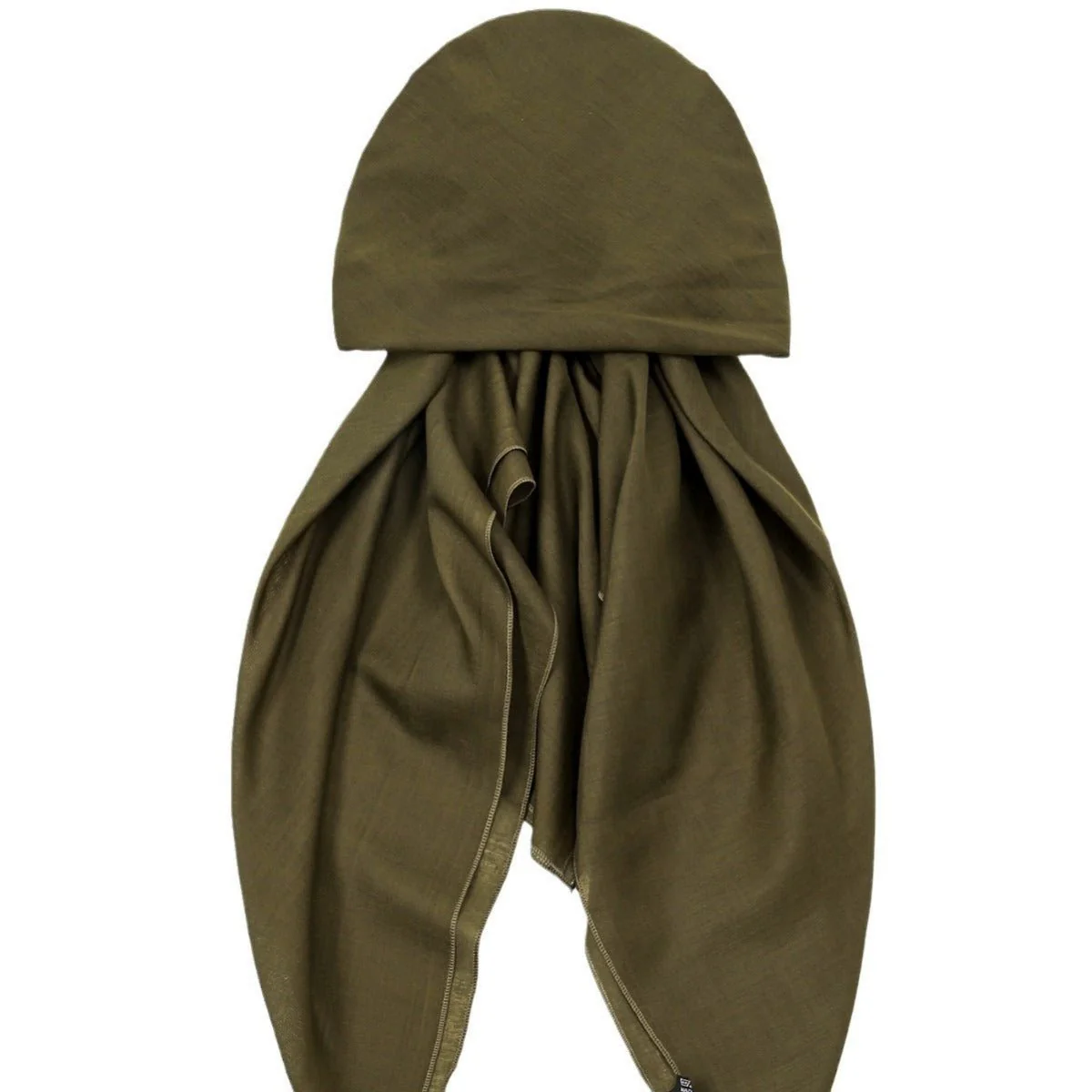 Premium Elastic Turban Caps Triangle Headwrap with Two-Tail Pullover Design (MH118) - Image 10