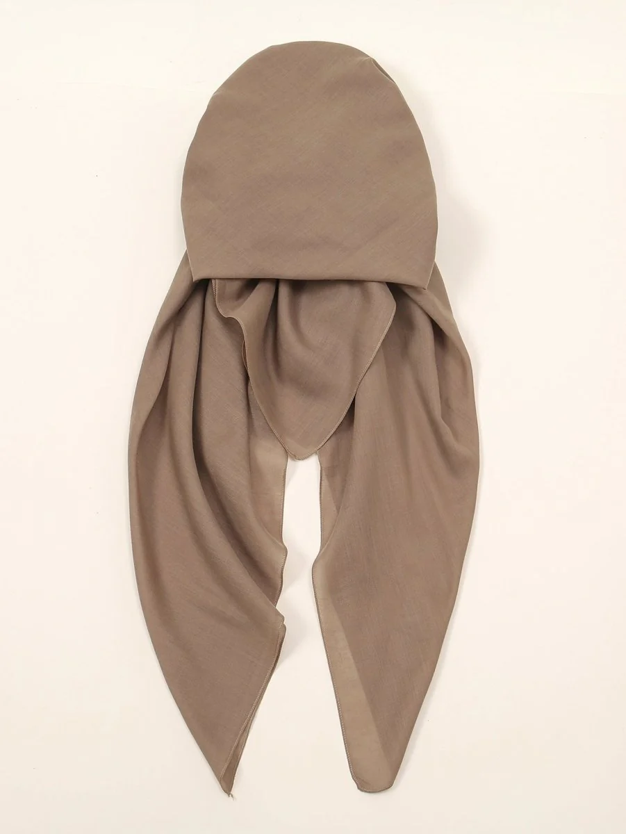 Premium Elastic Turban Caps Triangle Headwrap with Two-Tail Pullover Design (MH118) - Image 11