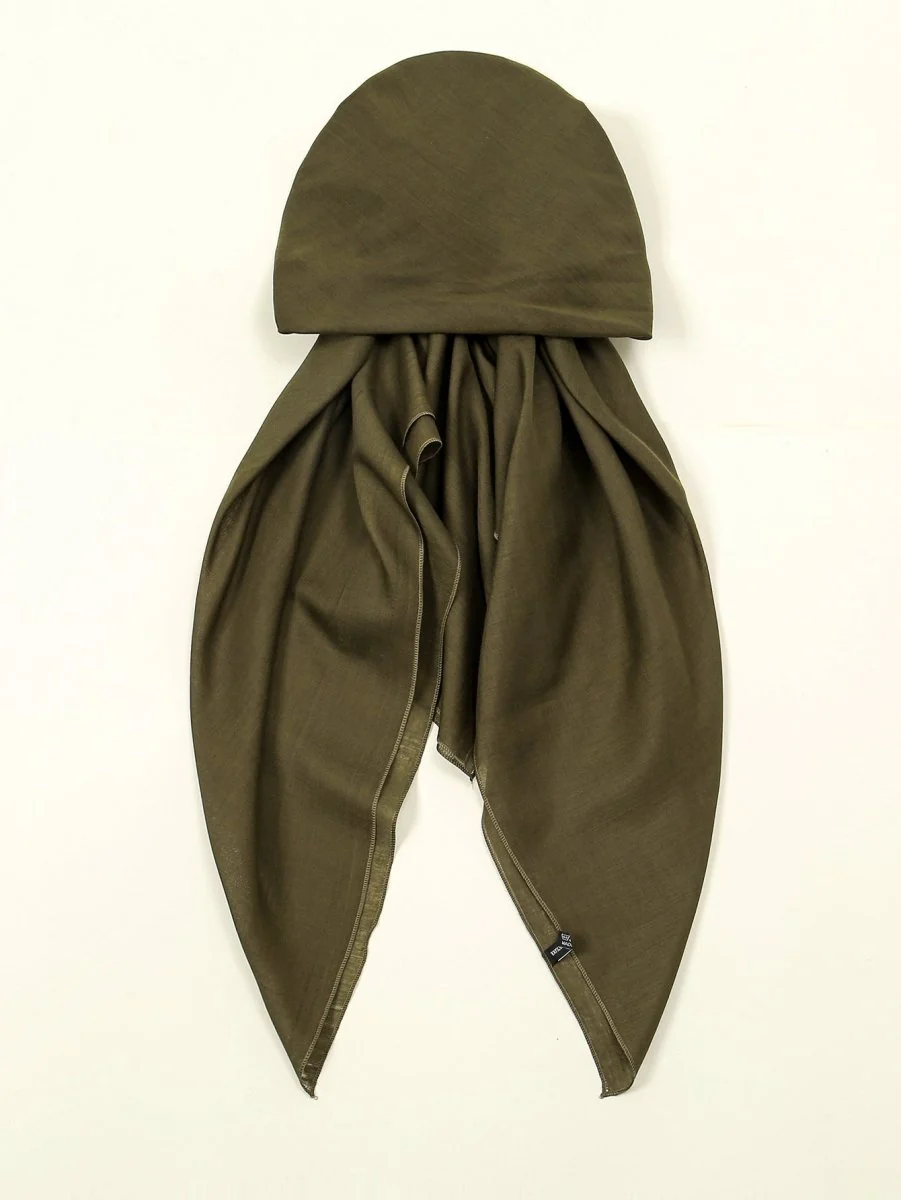 Premium Elastic Turban Caps Triangle Headwrap with Two-Tail Pullover Design (MH118) - Image 14