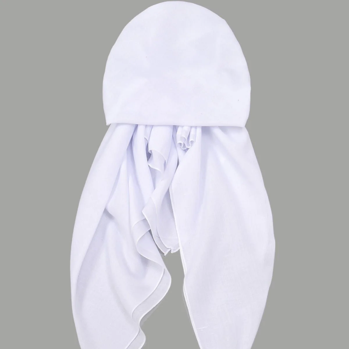 Premium Elastic Turban Caps Triangle Headwrap with Two-Tail Pullover Design (MH118) - Image 6