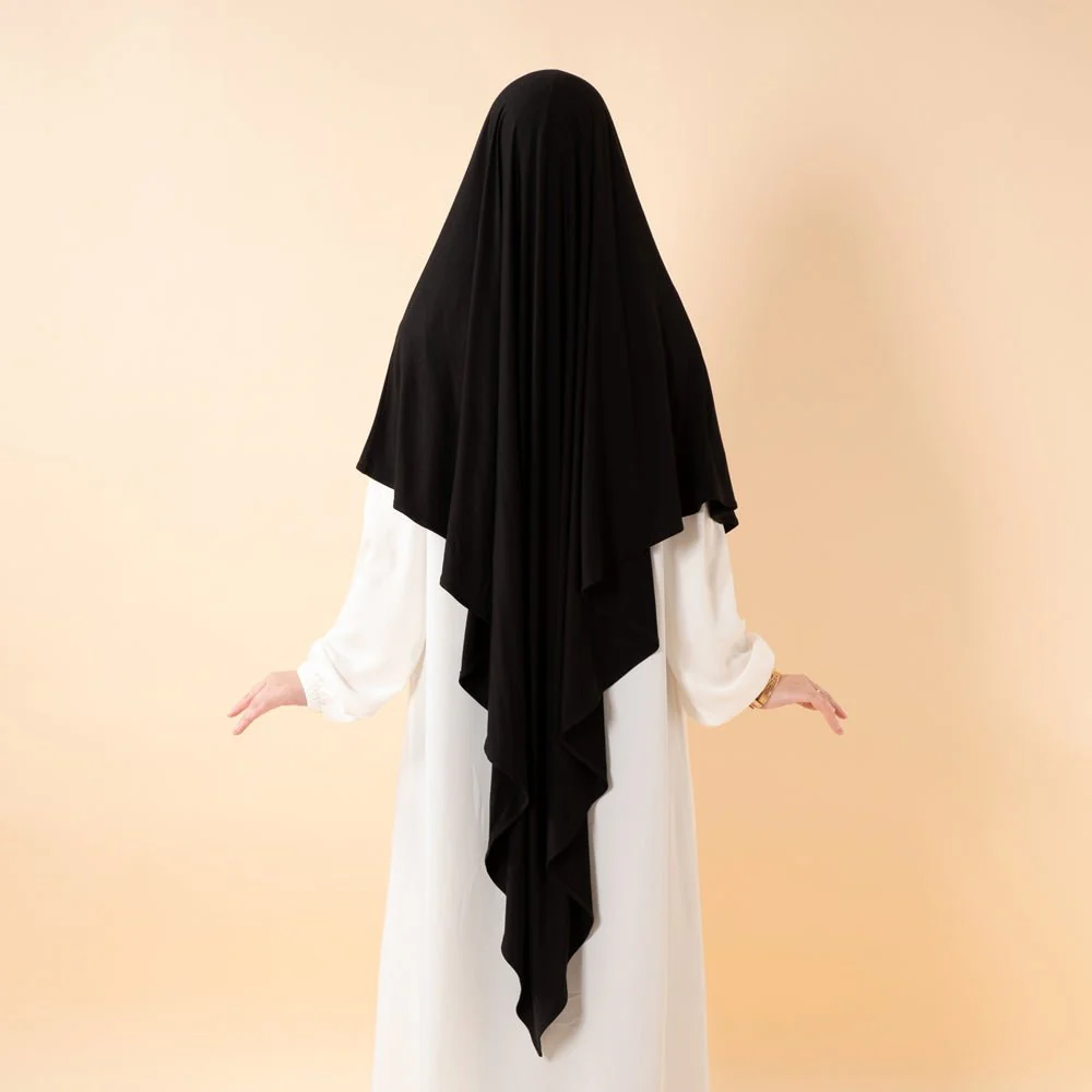 Premium Lenzing™ Modal Khimar with Integrated Face Veil (MK029) - Image 10