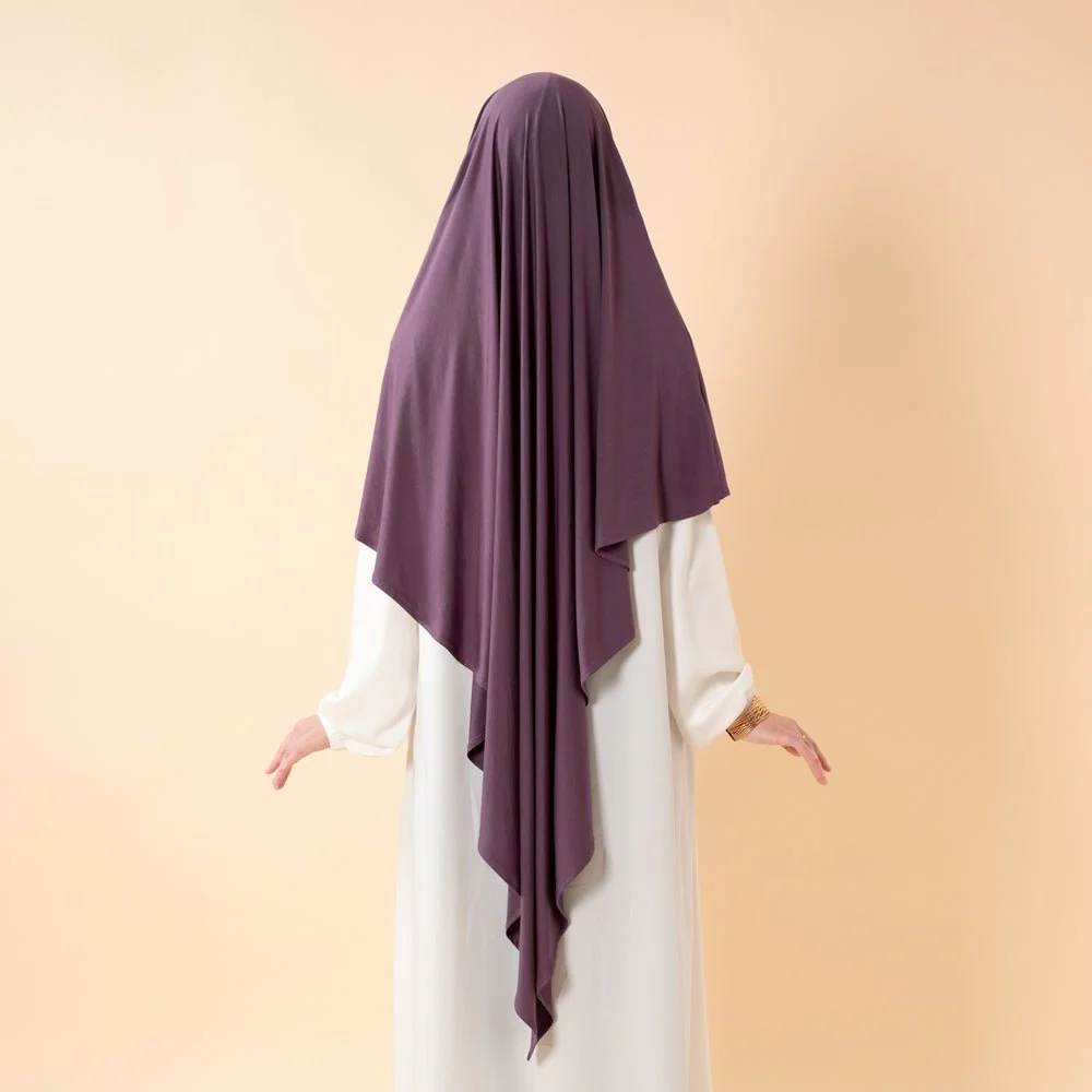 Premium Lenzing™ Modal Khimar with Integrated Face Veil (MK029) - Image 12