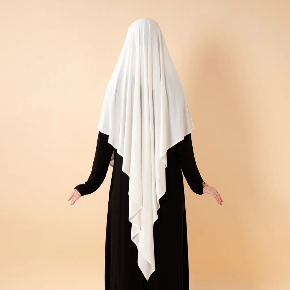 Premium Lenzing™ Modal Khimar with Integrated Face Veil (MK029) - Image 6