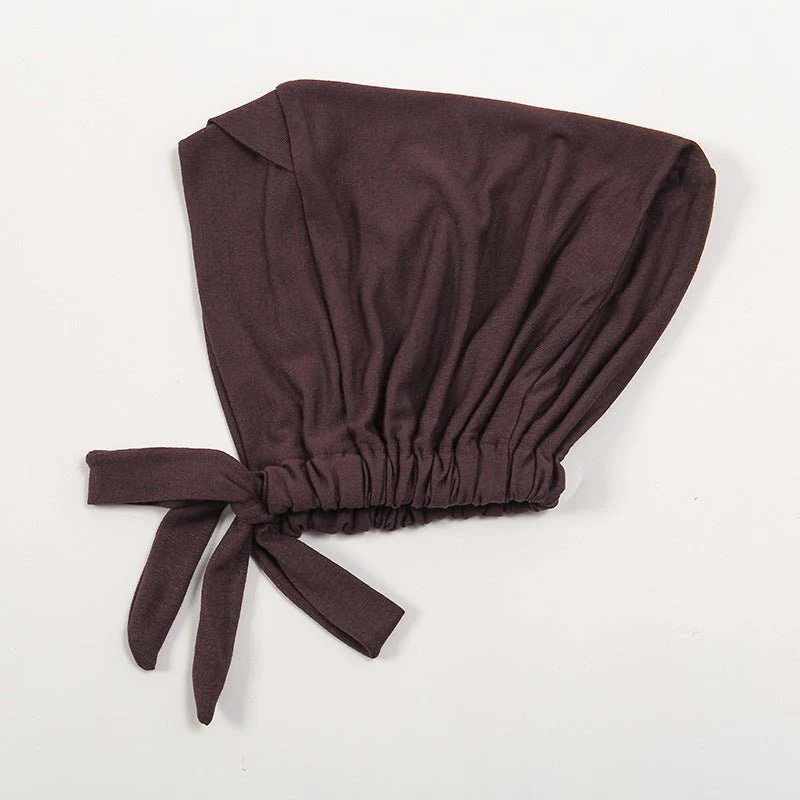 Premium Modal Cotton Cross-Strap Design Hijab Cap with Adjustable Brim (MH116) - Image 19