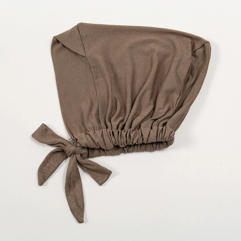 Premium Modal Cotton Cross-Strap Design Hijab Cap with Adjustable Brim (MH116) - Image 20